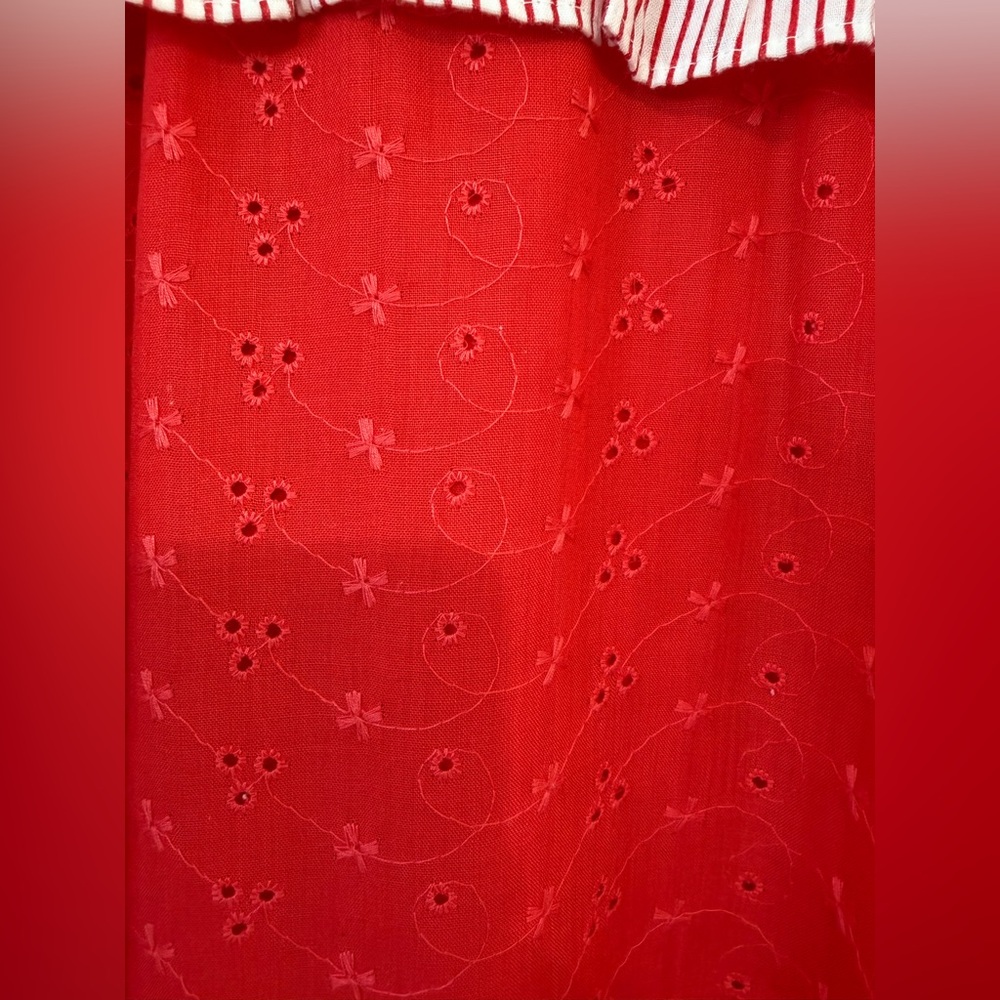 Vintage Liberty House Good Times Hawaii  Red White Dress Size 5 - Picture 4 of 14